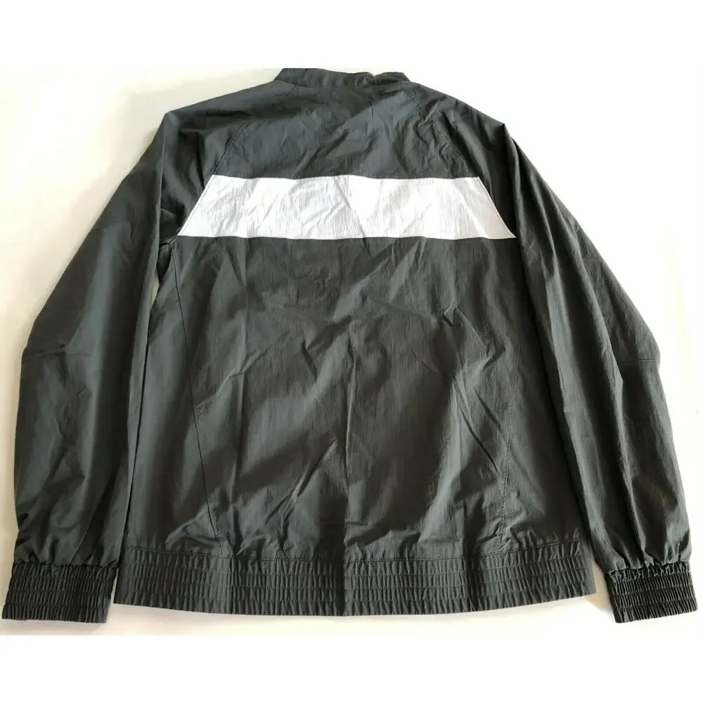 Nike Air Jordan Team Dri Fit Woven Windbreaker Grey Jacket CD2218-060 Size M